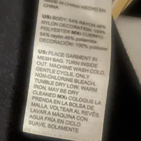 Chicos Black Cardigan With Blue And Gold Embroidered Details Size 1 - Picture 5 of 6